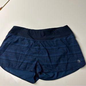 MPG navy & black running shorts size medium